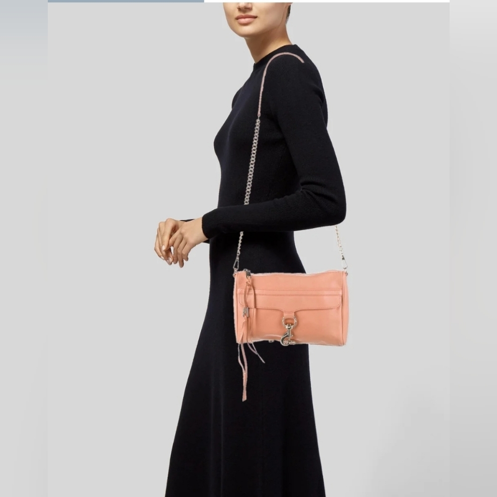 Rebecca Minkoff M.A.C. Pink Leather | Chain-Link | Pre-Loved Great Condition